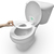 INGENUITY WC-Reduzierung weiß Flip &amp; Sit™