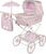 DeCuevas 82075 Passeggino pieghevole per bambole REBORN con ombrellone e accessori Sophie 2025 -