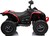 Elektrická štvorkolka Can-am Renegade, 12V červená