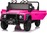 Elektrické autíčko Land Rover Defender 110 SVX 12V, ružové, 4X4 pohon, LED svetlá, predné
