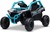 Elektrické autíčko Kawasaki TERYX KRX 1000 12V, modré, jednomiestne, odpružená zadná nápra