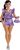 Mattel Barbie DELUXE Modelka Fialové šortky