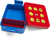 LEGO® ICONIC Classic Snack-Set (Flasche und Schachtel) - rot / blau