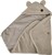 EKO Fußsack für Autositz buclé mit Baumwolle Dunkel Beige 110x100cm