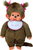 Monchhichi Mončiči Mädchen mit zwei Zöpfen 45cm