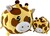 Magic Baby Žirafa - mamička s mláďatkom - set plyšových hračiek 20 a 40 cm