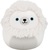 Squishmallows Biely lev – Titus, 13 cm