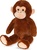 Plush Friends opica plyšová tmavo hnedá 80cm