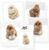 INKARI Plüschspielzeug Alpaka Medium Monsterfluff Sahara 32cm