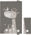 CEBA BABY Utazó pelenkázó alátét (60x40) Basic Friendly Giraffe