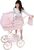 DeCuevas 82075 Passeggino pieghevole per bambole REBORN con ombrellone e accessori Sophie 2025 -