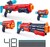 X-SHOT Set Mare - Vigilante, Hawk Eye, Fury 4, Kickback (6 cutii, 48 de proiectile)