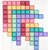 CONNETIX® Pastel Rectangle Pack magnetická stavebnica 24 ks