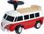BIG odrážadlo Baby VW T1 červené