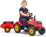 Falk Šliapací traktor 2046AB X-Tractor s vlečkou a otváracou kapotou - červený