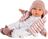 Llorens 42406 BABY JULIA - realistická bábika so zvukmi a mäkkým látkovým telom - 42 cm