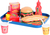 Fast food set s podnosom 26x19cm 26ks