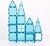 CONNETIX® Charity Pack Teal magnetická stavebnica 20 ks