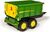 Rollytoys Vlečka za traktor John Deere vyklápacia zelená