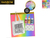 Rainbow High Canvas-Tasche 25x30cm mit Batik-Set in 3 Farben
