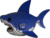 EUGY Žralok 3D kartonová skládačka