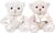BUKOWSKI Florentino ours en peluche beige 18 cm
