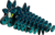 EUGY Stegosaurus 3D kartonová skládačka
