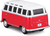 Maisto RC - DIE-CAST METAL so svetlami, Volkswagen Van Samba, 1:41, 2,4 GHz, USB, XTR, Blu