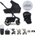 EASYWALKER Set XXL kočík kombinovaný Harvey5 Midnight Black s príslušenstvom