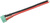 Konektor pozlátený MPX samica s káblom 14AWG 12cm