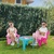 Dolu Ensemble de jardin pour enfants table et 2 chaises, licorne