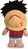 ONE PIECE Luffy plyšová hračka 70cm