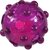 Igrača Dog Fantasy Glow žogica iz TPR gume vijolična 8cm