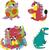 Janod Stickers Samolepky Dinosaurus 100 ks
