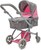 Kočík pre bábiky 2v1 Baby Mix Sophie pink-grey