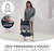 KINDERKRAFT Chaise haute Foldee Grey