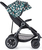PETITE&amp;MARS Kočík Street+ Air Black + Strieška Limited 100 Flowers