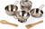 Bigjigs Toys Stojan s hrncami 8 dielov