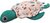 Hračka Dog Fantasy Water Float korytnačka pískacia a plávajúca zelená 25,5cm