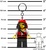 LEGO Minifigures Pirátska princezná svietiaca figúrka (HT)