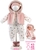 Llorens M844-40 oblečenie pre bábiku bábätko NEW BORN veľkosti 43-45 cm