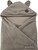 EKO Fußsack für Autositz Baumwolle Velvet Dunkel Beige 110x100cm