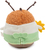 NICI peluche MyMochi Ape Hadshi 8 cm con annaffiatoio e costume da giardiniere, confezione regalo
