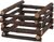 Heuraufe Kleintiere Naturholz 15x11x15 cm