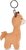 Portachiavi NICI Lama alpaca Al Paka 10cm, VERDE