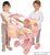 DeCuevas 85070 Passeggino pieghevole per bambole con ombrellone e borsa Honey 2026 – 60 cm