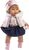 Llorens 42170 CARLA - muñeca realista con sonidos y cuerpo de tela suave