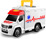 Auto sanitka s efektmi garáž nemocnice 33,5 cm