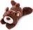 NICI Plüsch Braunbär liegend, 20 cm (öko-grün)