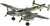 Plastikmodellbausatz Flugzeug 03798 - Arado AR-240 (1:72)